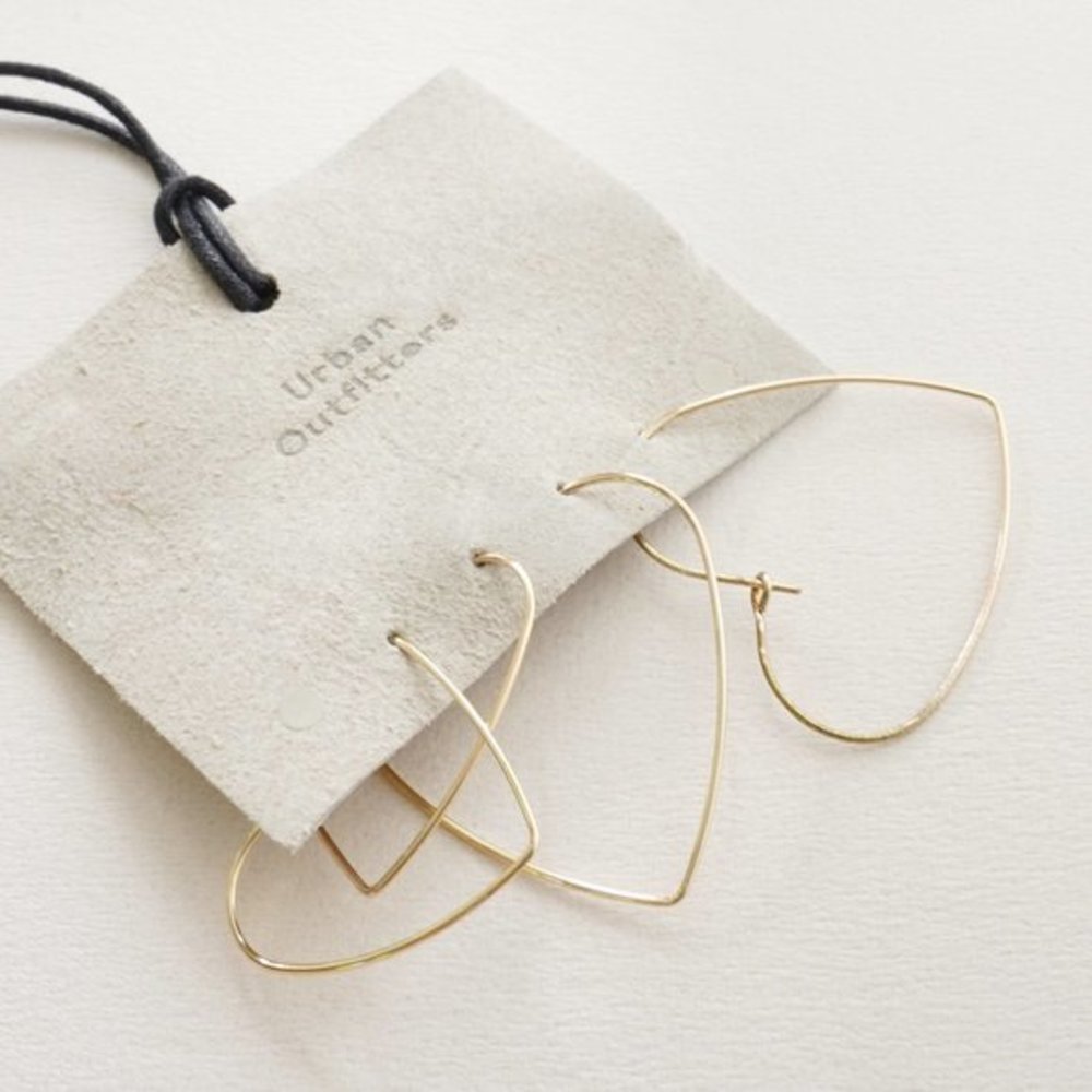 Urban Outfitters Heart Hoop Earring Set